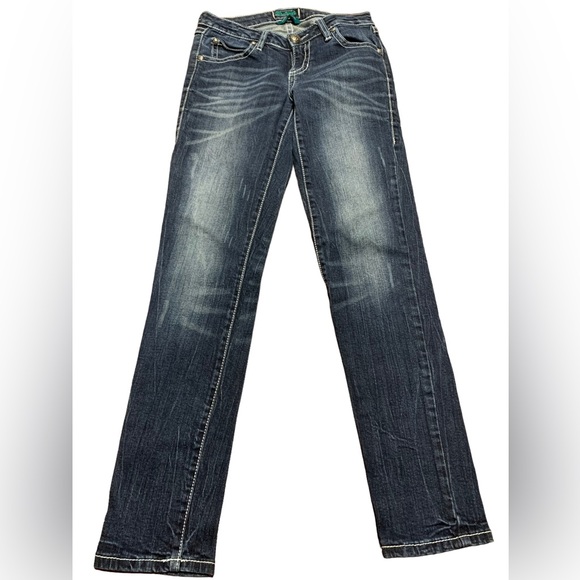 Wrangler Premium Patch Ultra Low Rise Skinny Jeans - Picture 2 of 8